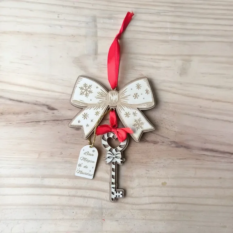 Llave Mágica de Navidad. Adorno para el árbol de Navidad