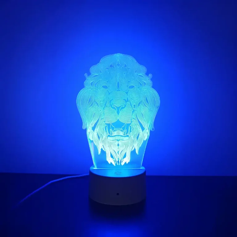 Loví Personalizaciones - Lámpara Led Acrílico Multicolor