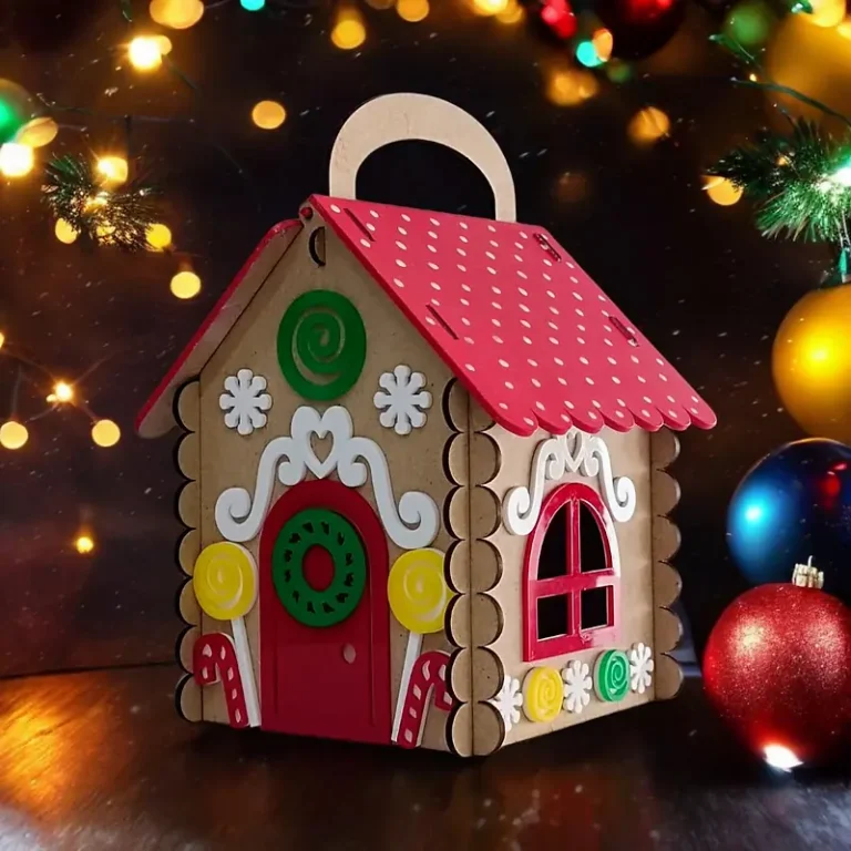 Loví Personalizaciones - Casita de Jengibre Corte Láser