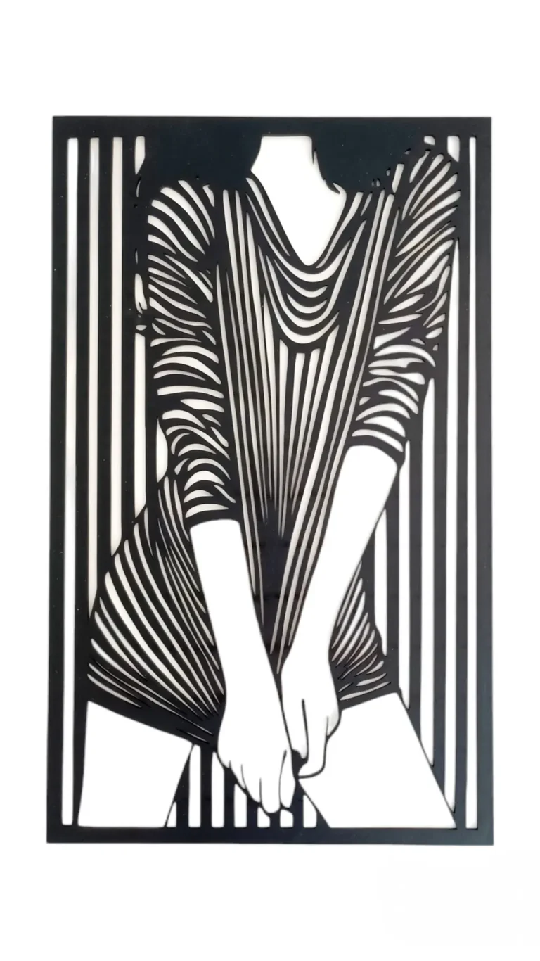 Loví Personalizaciones - Decoración Pared Chica Camiseta a Rayas