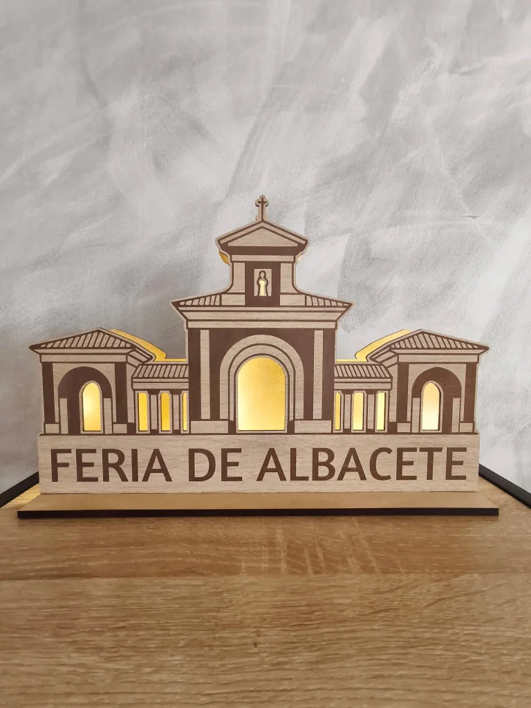 Loví Personalizaciones - Lámpara Decorativa Puerta de la Feria de Albacete