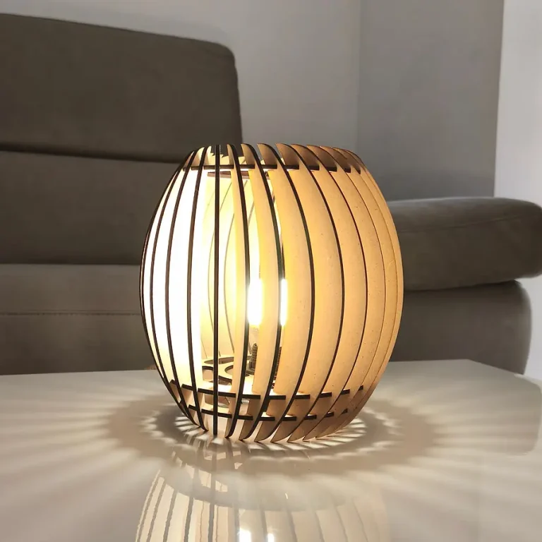 Loví Personalizaciones - Lámpara Paramétrica para Mesilla modelo Bola Girada