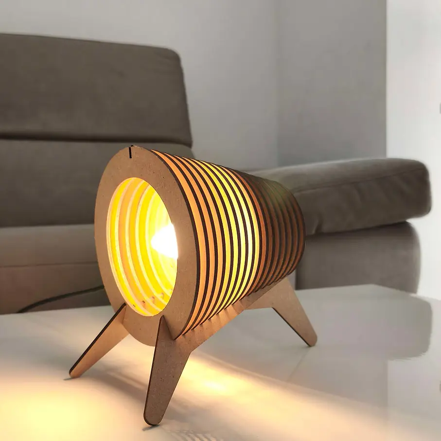 Loví Personalizaciones - Lámpara Paramétrica para Mesilla modelo Foco